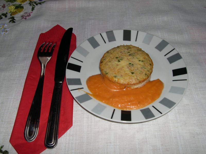 TIMBALE LEONTINE AU HACHIS DE JAMBON