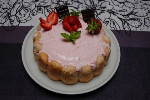 Charlotte aux fraises